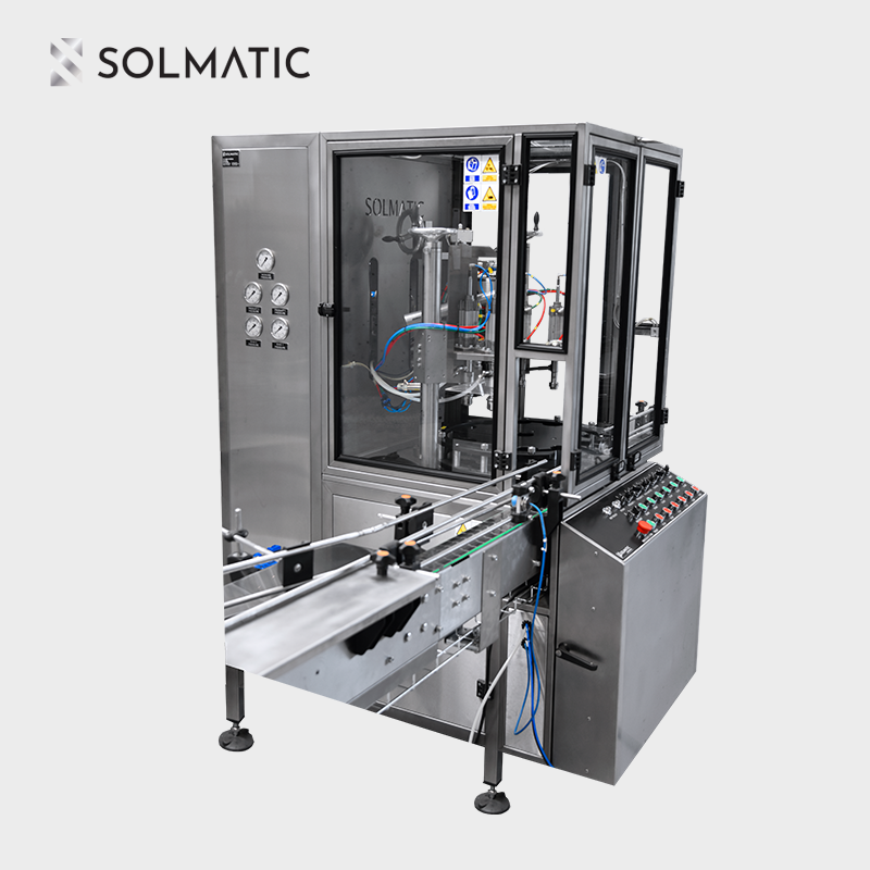 Solmatic  Aerosol - Macchine automatiche 40-120 pz/min - Riempitrici,  graffatrici e gasatrici